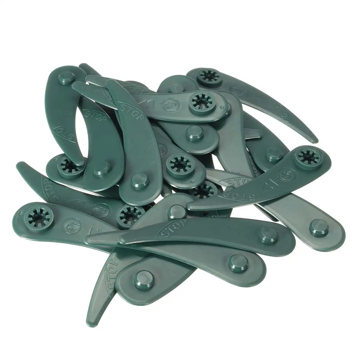 

25PCS Plastic 230mm Grass Strimmer Blade Replacement Strengthened Durablade Blades For ART23-18 Li Lawn Mower Parts