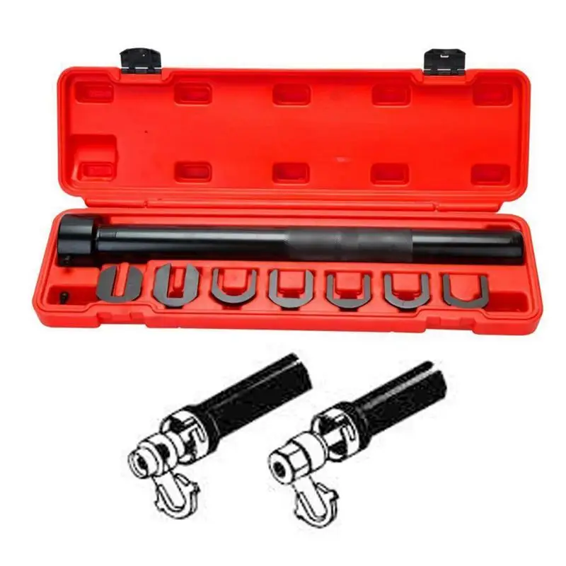 

Universal Stainless Inner Tie Rod End Installer Remover Tool Set Adjuster 1/2" Rachet Hole Car Accessories