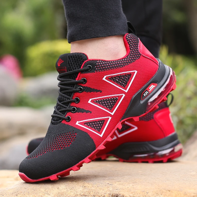 

2019 New four seasons Shoes for man adults male sneakers Breathable Fly Weave Hard-Wearing Trend casual shoes drop shipping