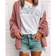 Женский вязаный свитер длинный рукав кардиган вязаный верхняя одежда с открытым швом пальто куртка