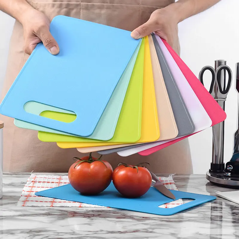 

Non-slip Cutting Board Anti Bacterium Vegitable Chopping Board Hang Hole Food Slice Kitchen Tools