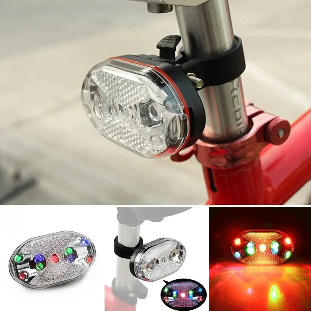 

New 9 LEDs Bicycle Lamps Warning Outdoor Multi Lights Mountain Bike Taillights Unisex