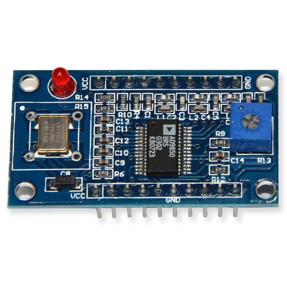 

Board Signal Generator Module 0-40MHz AD9850 DDS DIY Parts 2 Square Output Replacement 2 Sine Wave Adjustable Test Equipment