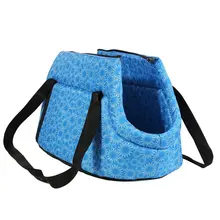 Складная и моющаяся переноска для маленьких собак, кошек, домашних животных, сумка-тоут, сумка-кошелек, мягкая маленькая сумка-переноска для домашних животных, сумка-тоут. Blu