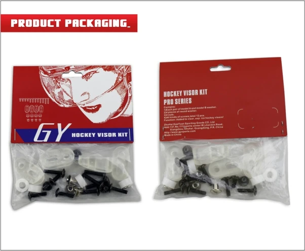 3 упаковки хоккейных козырьков, включая винтовые гайки шайба хоккейный шлем аксессуары