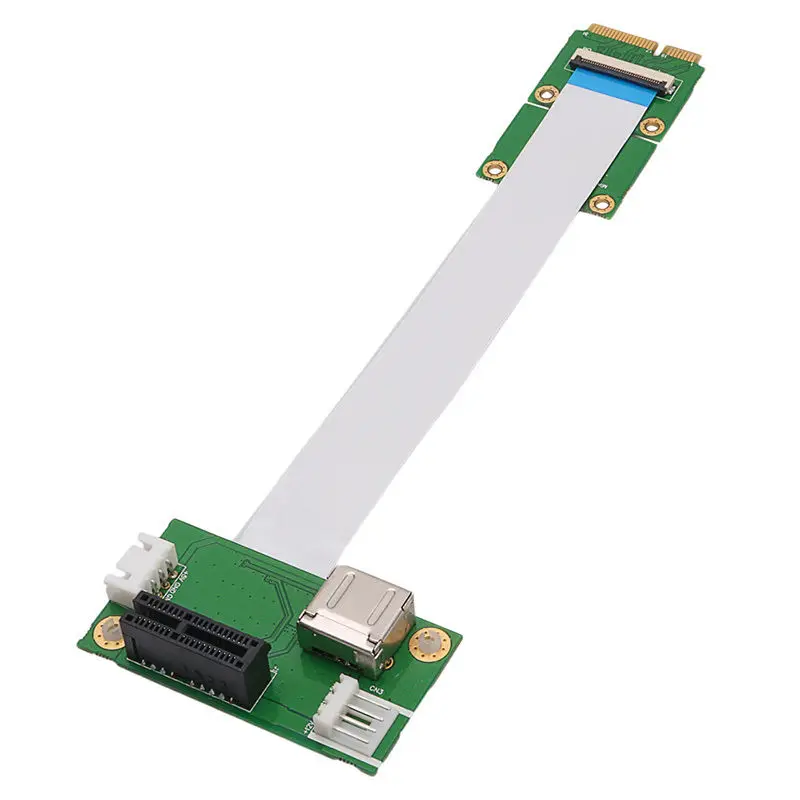 Мини Pci E к Usb Экспресс 1X Райзер Расширитель адаптер карта + 15/25 см Fpc