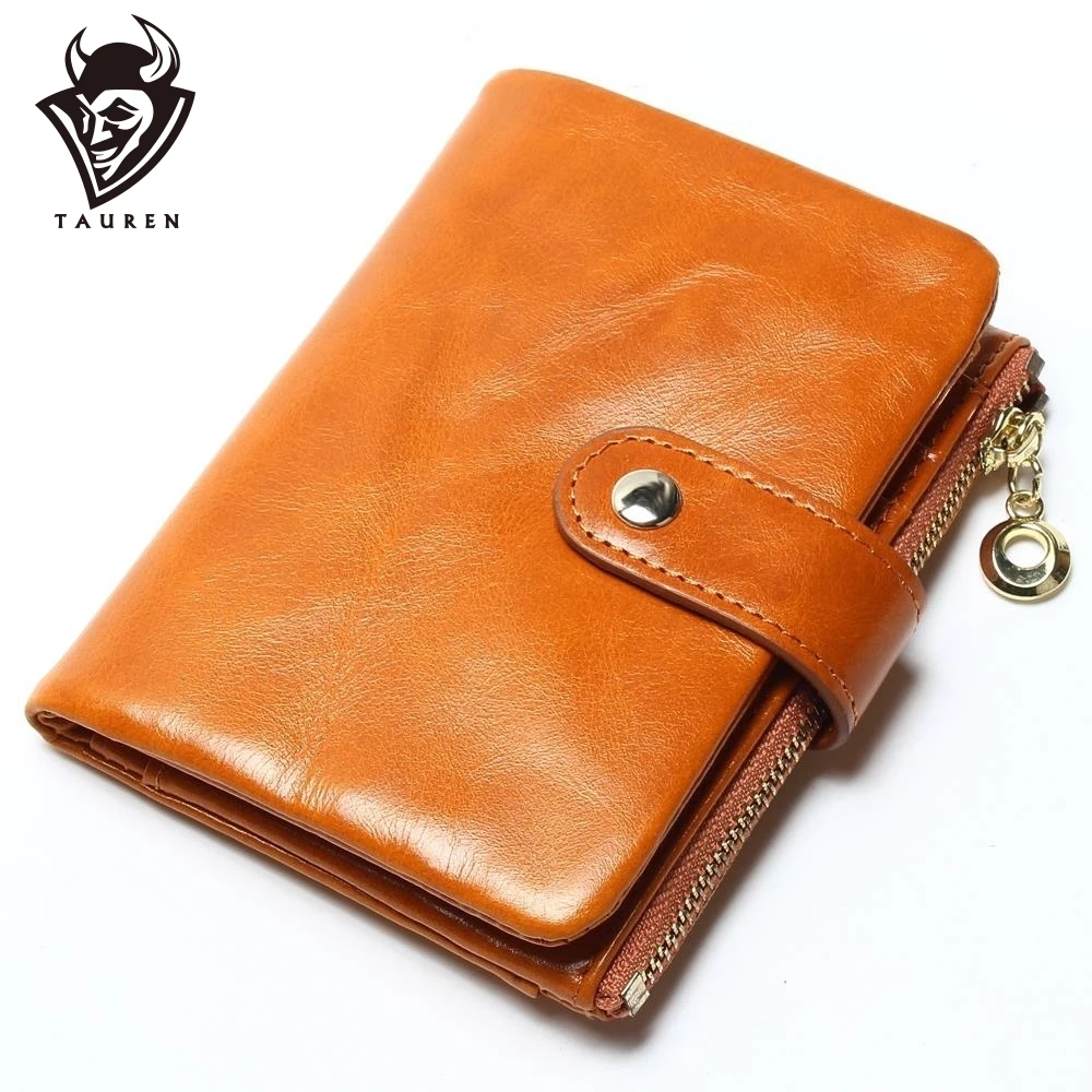2020 Brand Design High Quality Women Genuine Leather Vintage Wallet
