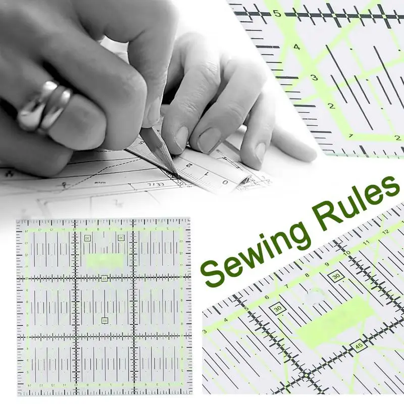

Sewing Rulers Tailor Patchwork Craft DIY Fashionable Quilting Acrylic Tools Quilting Rulers For Home & Living Sewing Accessories