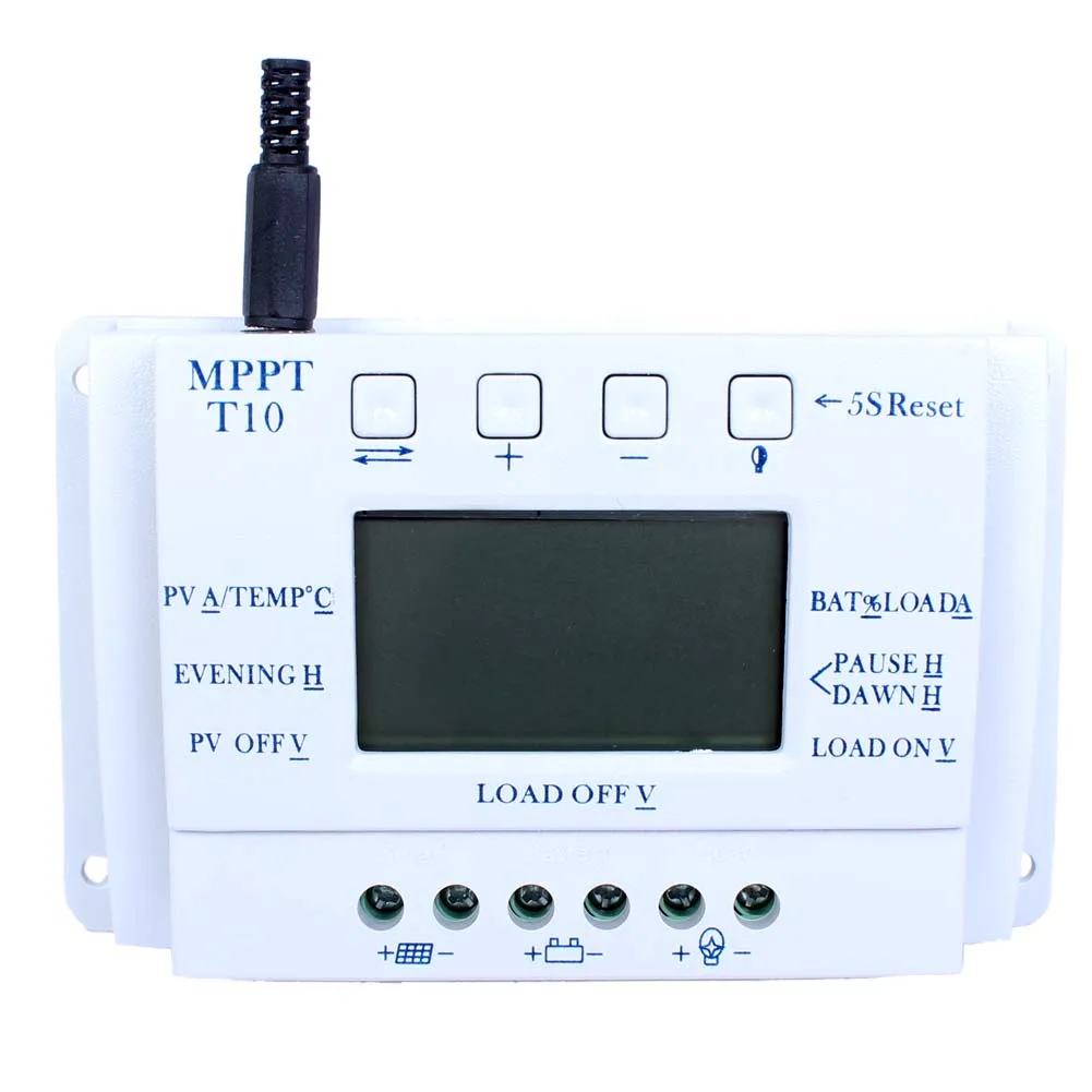

LCD MPPT 10A PV system Timer Charge Solar Auto Charger Regulator Controller