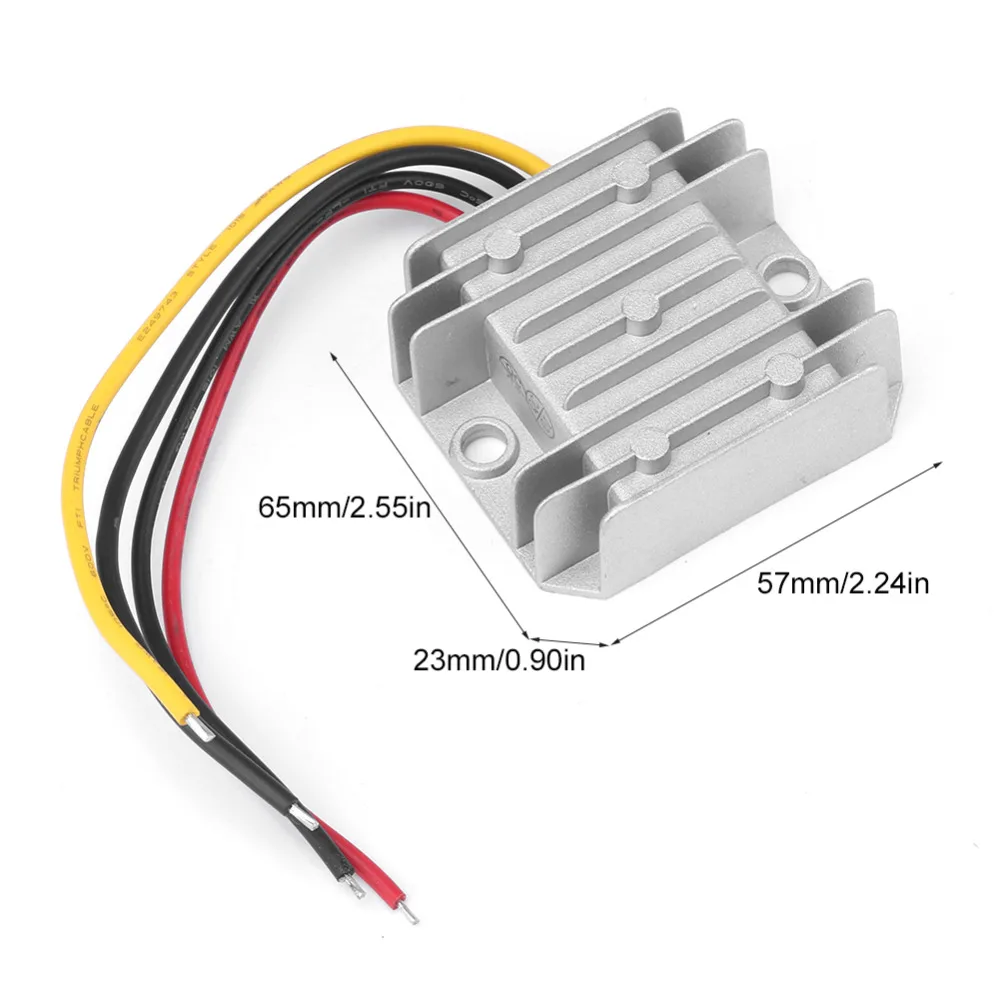 12 В/24 В до 5 В пост Напряжение Регулятор модуль 10A 50 Вт понижающий преобразователь Бак Мощность понижающий модуль Водонепроницаемый IP68 DC-DC конвертер