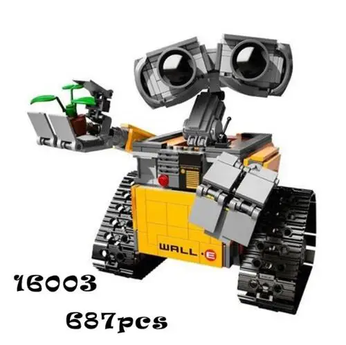 

Building Blocks Model 16003 Compatible with lego IDEA WALL E 21303 Figure Educational Toy for Children Gift for Boy Girl