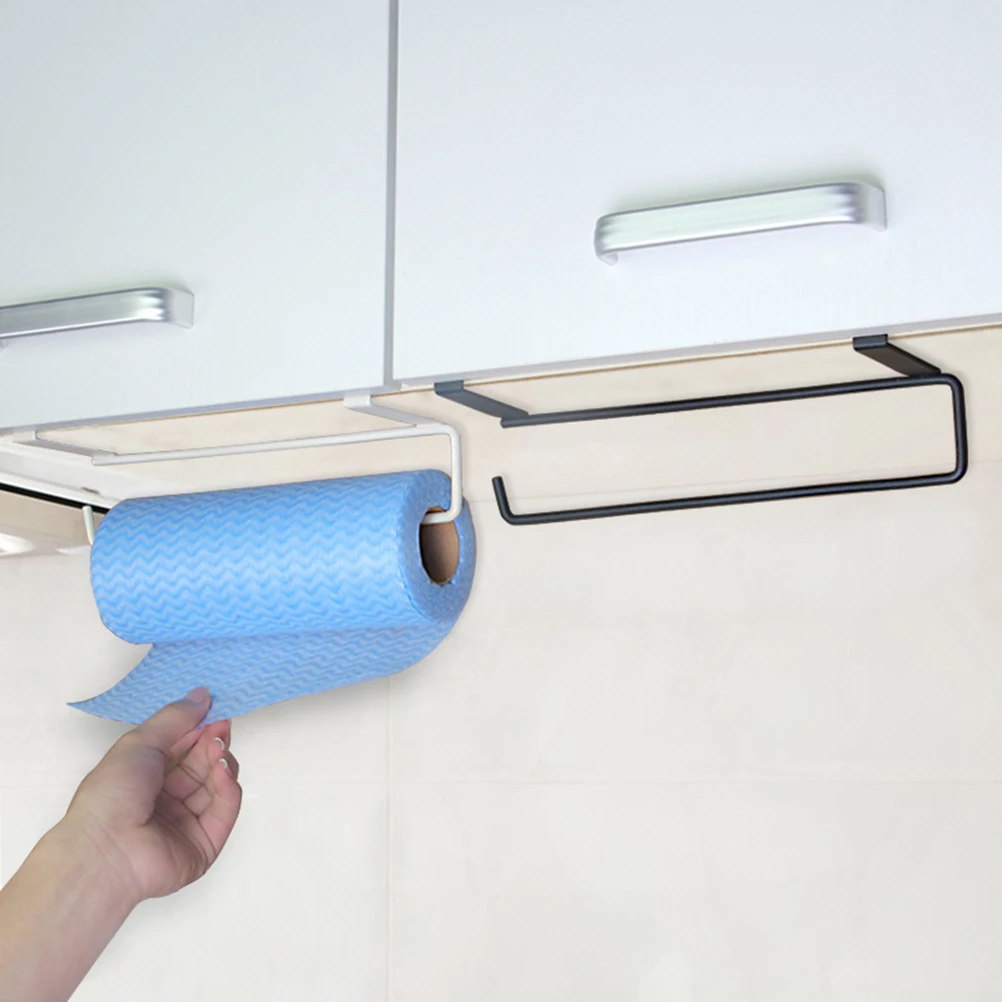 

Toilet Paper Holder Kitchen Under Cabinets Shelf Compartment Basket Storage Rack Wardrobe Storage Cabinet Rack Towel Holder