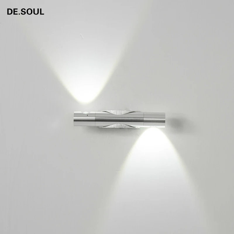 

DE.SOUL Modern Wall Lamp Bedroom Bedside Lamp Concise Originality Aluminum Hotel Courtyard Balcony Sconce Aisle Lamp