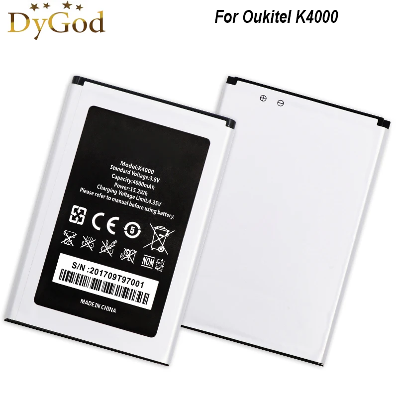 

For Oukitel K4000 Battery New High Quality 4000mAh Back-up Bateria Accumulator AKKU