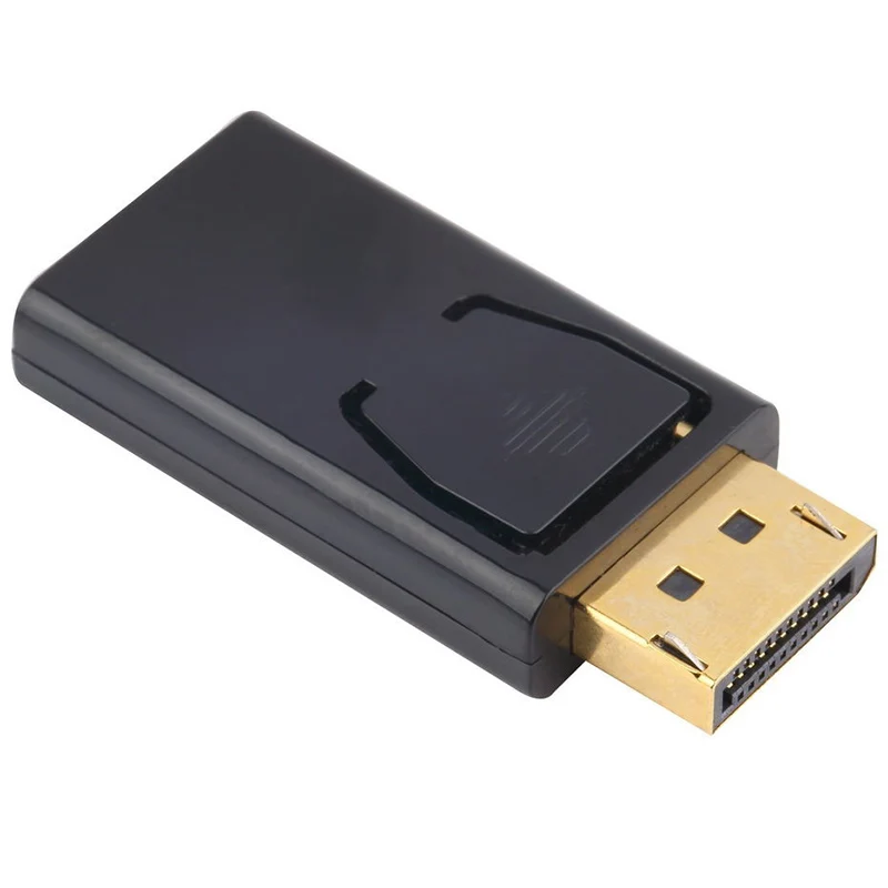 

New DP To HDMI Adapters Black Display Port Male To HDMI Female Adapter Converter For HDTV Mayitr