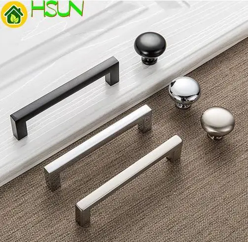 

3.75" 5" Dresser Drawer Knobs Pulls Handle Black Chrome Silver Brushed Nickel Kitchen Cabinet Handle Pull Knob Modern Handles