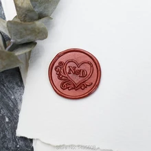 Печать в виде воска сердца, индивидуализированная печать свадебного воска, Свадебный конверт, печать, таможенная печать, идеальные подарки для пар