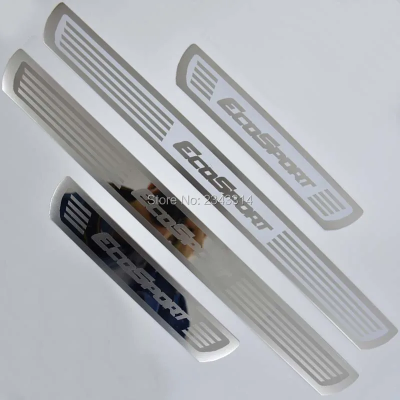 For 2013 2018 Ford Ecosport Ultrathin Stainless Car Door Sill Scuff