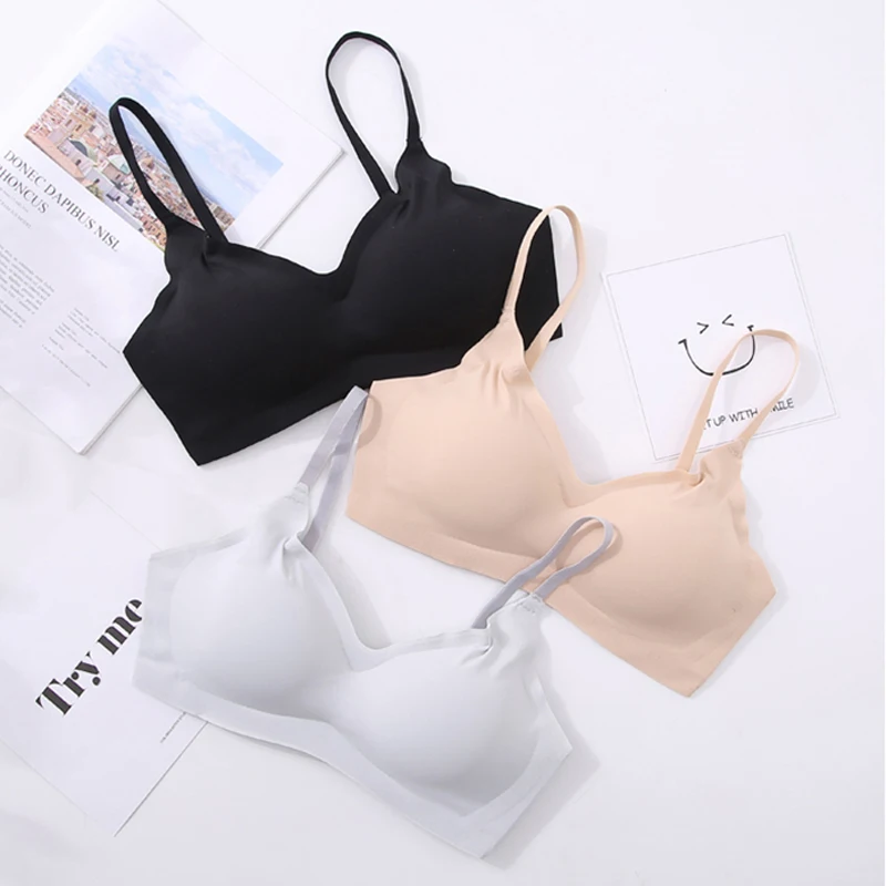 

Summer Active Bras For Women Wire Free Bralette Seamless Lingerie Sleeping Bra Intimates Comfortable Female Underwear #D
