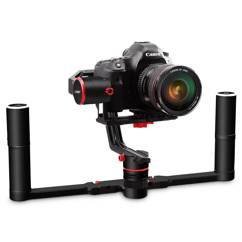 3 осевой шарнирный Стабилизатор камеры FeiyuTech A2000 двойная ручная ручка для Canon 5D SONY