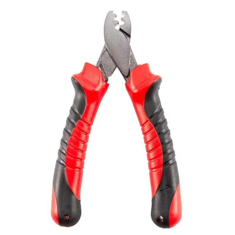 

Red Black Handle High Carbon Steel Cable Wire Stripper Cutter Crimpers Wire Stripper Multifunctional Stripping Tools Crimping Pl
