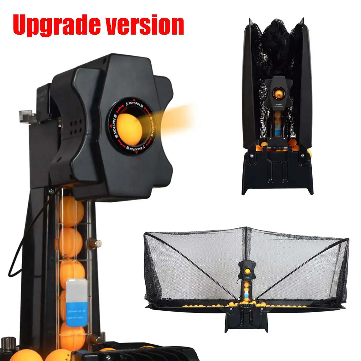 التلقائي بينغبونغ كرات موزع نصب آلة تنس طاولة روبوت ممارسة سلة جهاز مع 100 كرات إكسسوارات رياضية