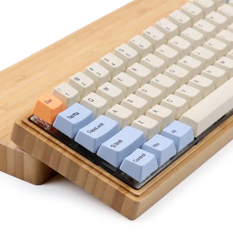 

64 Key OEM Profile Dye-sub PBT Keycaps Keycap Set for GK64 Mechanical Keyboard Keycap Gaming Keyboard KeycapOnly