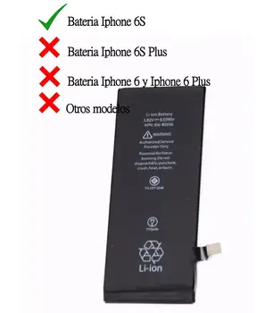

Replacement internal battery/refill compatible with Apple iPhone 6 S 6GS
