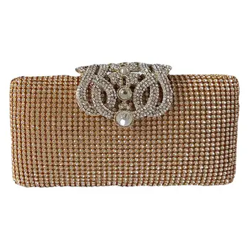 

Dazzling Rhinestone Encrusted Evening bag Clutch Purse Party Bridal Prom