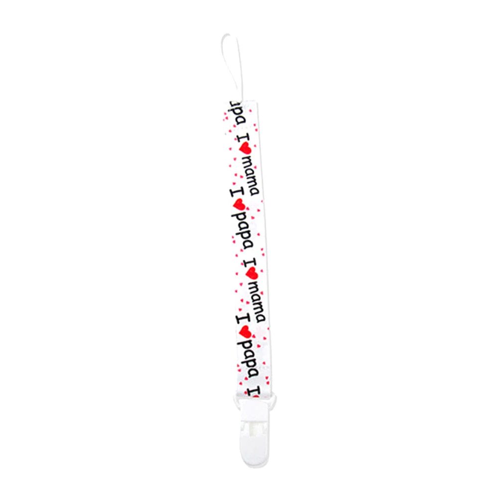 

Baby Pacifier Chain Clip Holder Nursing Teether Dummy Soother Nipple Leash Strap Clip Chain Anti-drop Rope pacifier Leash Stra