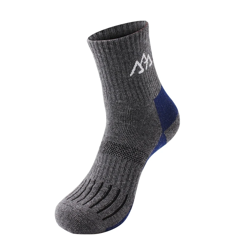 SANTO Men Quick Drying Camping Trekking Socks Outdoor Sports Socks For Hiking Cycling Thicken 3 Colors mens socks
