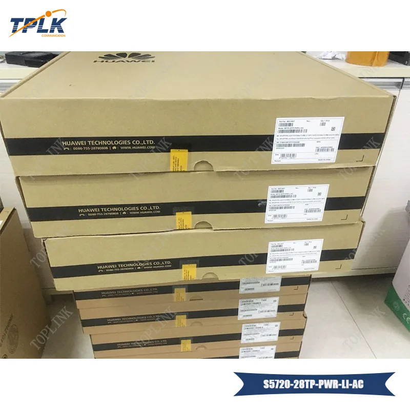 S5720 28TP PWR LI AC 24 порта Ethernet 10/100/1000 2 Гига SFP и двойного назначения или PoE + 370 Вт POE 110/220