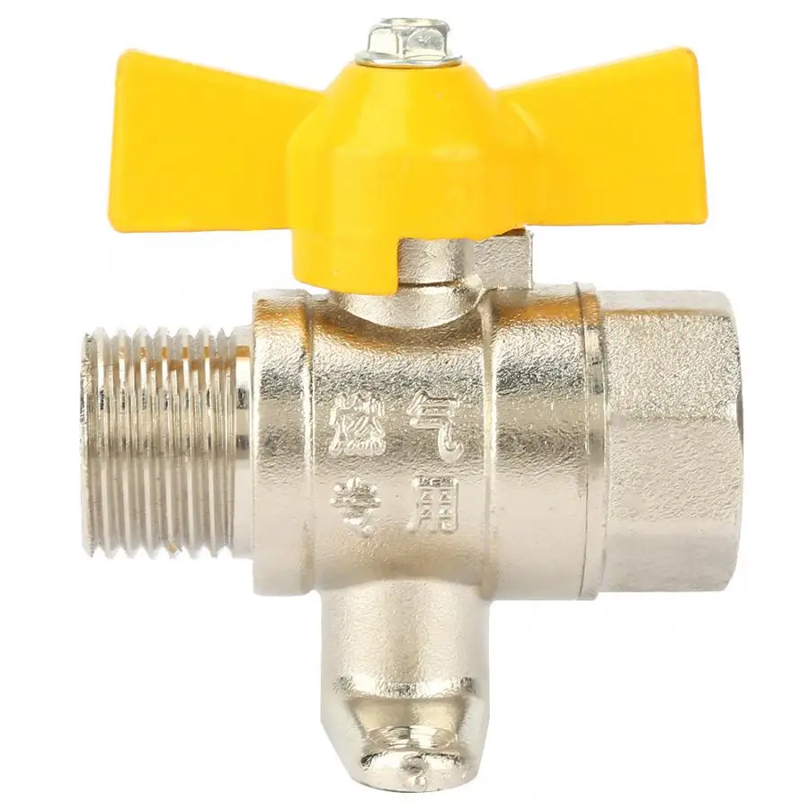 DN15 латунный женский наружный шаровой клапан для газа воды и нефти 1.0MPa Новинка