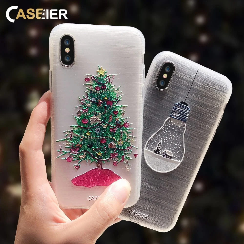 

CASEIER Christmas Elements Case For Huawei P20 P30 Lite Honor 10 8X Soft TPU Phone Case For Huawei P Smart P9 Mate 20 Lite Funda