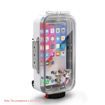 

Waterproof Phone Case For IPHONE X PC + Optical Glass + Stainless Steel + EPDM Rubber Mobile Phone Case protect your phone