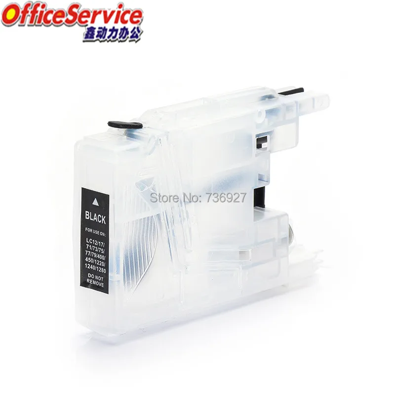 LC12 LC73 LC75 LC1220 LC1240 LC17 LC77 LC79 LC1280 многоразовый картридж для принтера Brother MFC J430W J6910DW