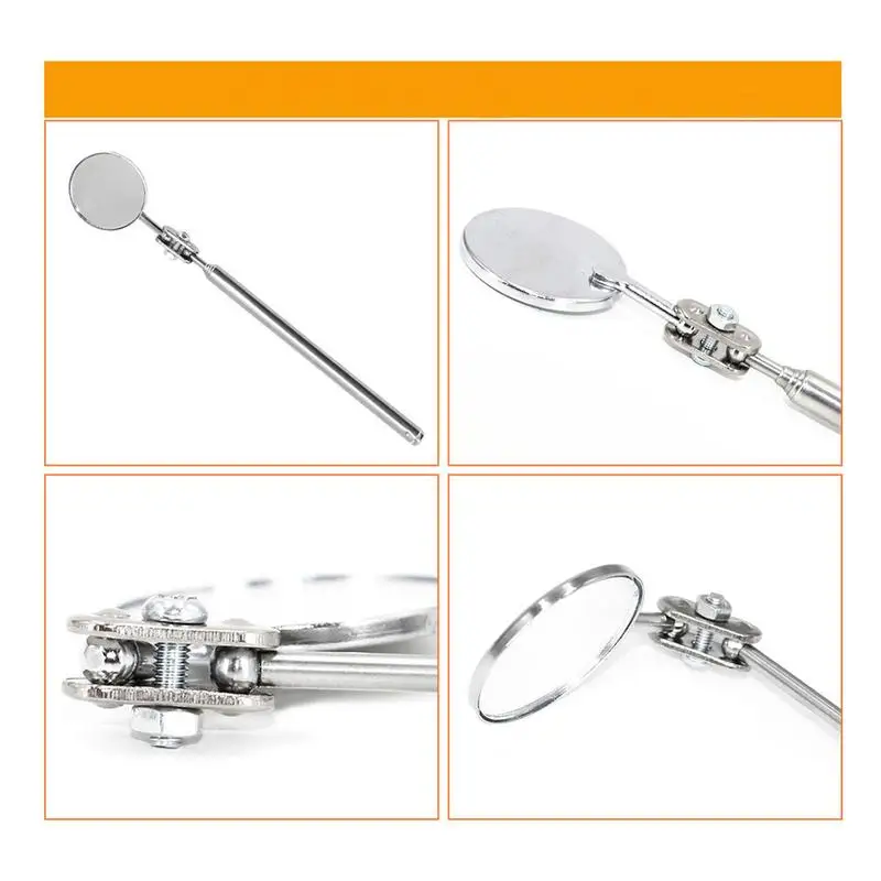 Car Maintenance Inspection Mirror Universal Folding Telescopic Reflector Welding Chassis Inspection Mirror Car Accessories Car Maintenance Inspection Mirror Universal Folding Telescopic Reflector Welding Chassis Inspection Mirror Car Accessories