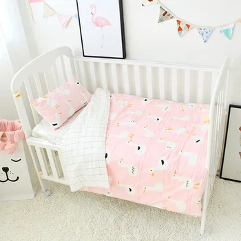 

3pcs Baby Bedding Set For Girls Pure Cotton Baby Bed Linen For Boy Including Duvet Cover Pillowcase Flat Sheet Without Filler