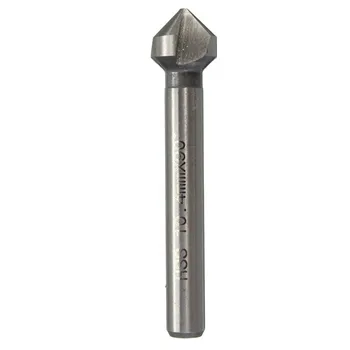 

10.4mm High Quality New Arrival Hot White Diamond Round Handle 90 Degrees Countersink HSS Drill Bit Wood Steel Aluminum