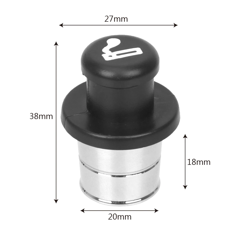 YOSOLO Car Ornament Sealed Storage Creative Design Portable Mini Storage Box Fake Cigarette Lighter Interior Accessories