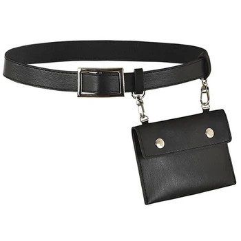 

Leather Fanny Pack Mens Waist Belt Bag Womens Purse Hip Pouch Travel Sash Bag