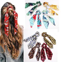 Floral Leopard Elastic Hair Bands Scrunchies Hair Ties Scarf Elastic Hair Bands Boho Streamers Bow Rope Ties Horsetail Floral Leopard Elastic Hair Bands Scrunchies Hair Ties Scarf Elastic Hair Bands Boho Streamers Bow Rope Ties Horsetail