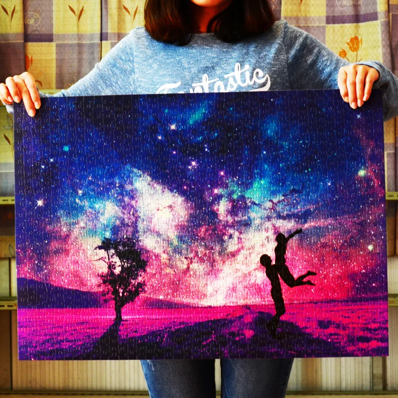 

Decompression Toys 3D Paper Puzzles 1000 Pieces For Adults Or Children (Finished Size 70*50cm)