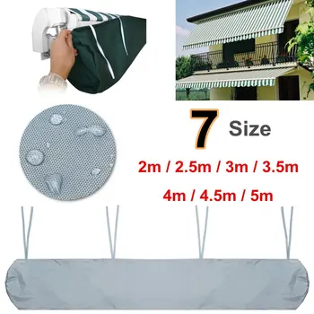 

2/2.5/3.0/3.5/4/4.5/5m 7 Sizes Patio Awning Winter Storage Bag Yard Garden Shelters Rain Weather Cover Protector Sun Canopies