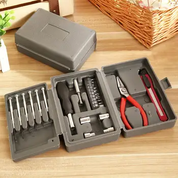 

LanLan Multifunction Home Hardware Combination Repair Tool Set with Box