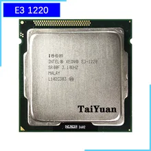 Intel Xeon E3-1220 E3 1220 3,1 GHz Quad-Core CPU procesador 8M 80W LGA 1155