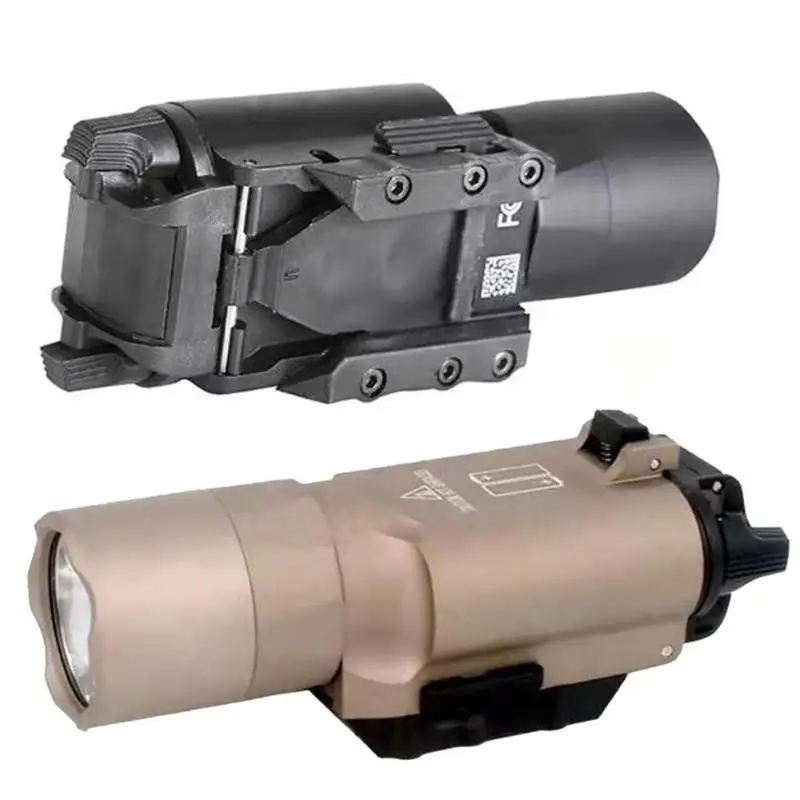 

Hunting light Outdoor 500LM High Output Flashlight Fit for 20mm Picatinny Weaver Rail