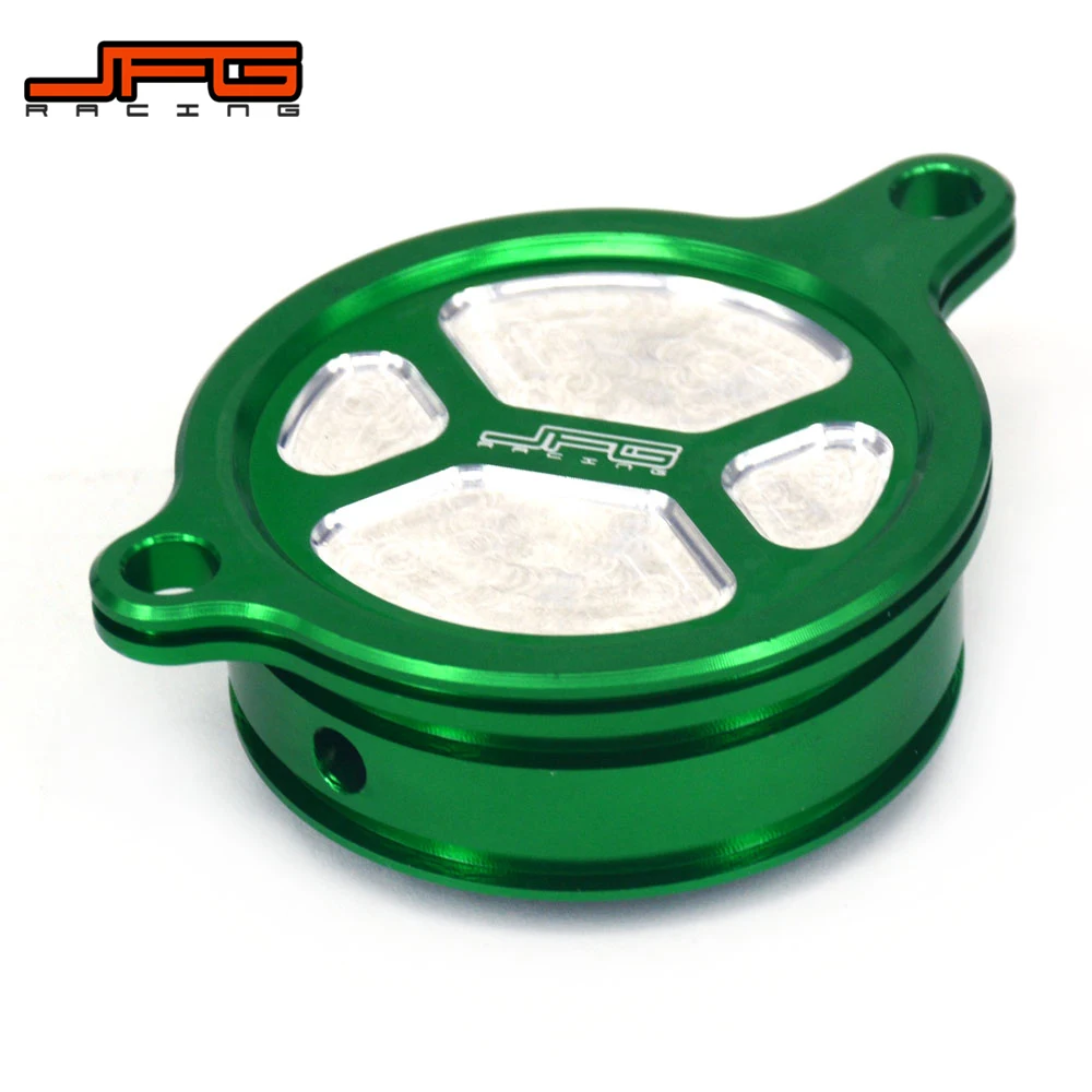Алюминиевый Масляный фильтр для мотоцикла CNC Крышка KAWASAKI KLX450R 2008-2015 KX250F KXF250 2005-2016