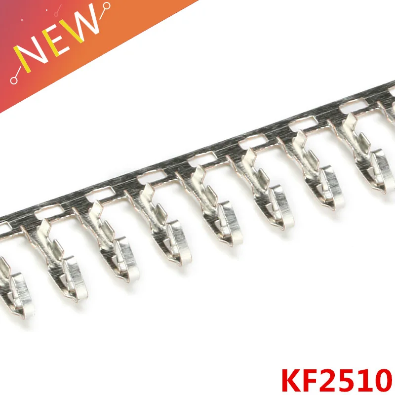 100 шт./лот KF2510-T обжимные клеммы для KF2510 2510 женский корпус 2,54 мм разъём