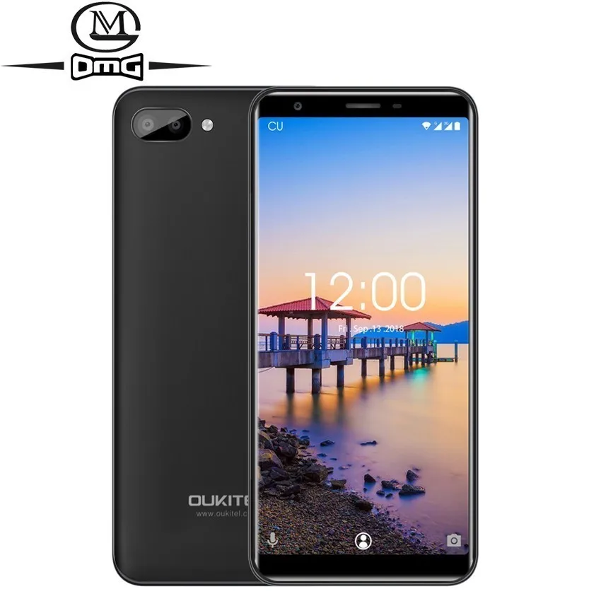 OUKITEL C11 Android 8,1 5,5 "18:9 смартфон MTK6580A 4 ядра 1 ГБ Оперативная память 8 ГБ Встроенная память 3400 мА/ч, Батарея 5MP + 2MP/2MP мобильного телефона